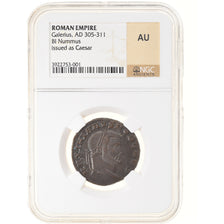 Münze, Galerius, Follis, 305-311, Rome, graded, NGC, AU, SS+, Billon, RIC:112b