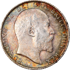 Moneda, Gran Bretaña, Edward VII, Shilling, 1902, EBC+, Plata, KM:800