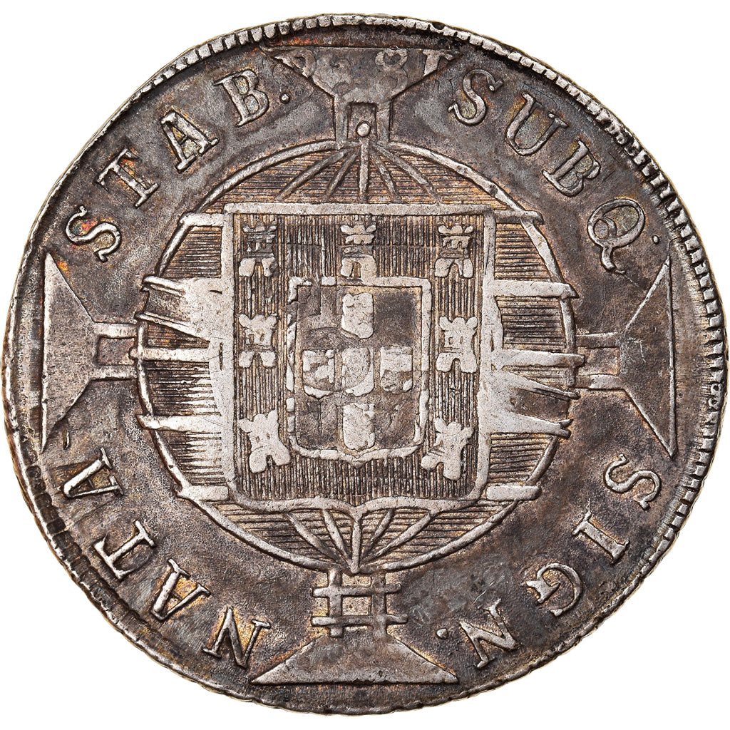 Coin, Brazil, 960 Reis, 1819, Rio de Janeiro, EF(40-45), Silver, KM:326.1