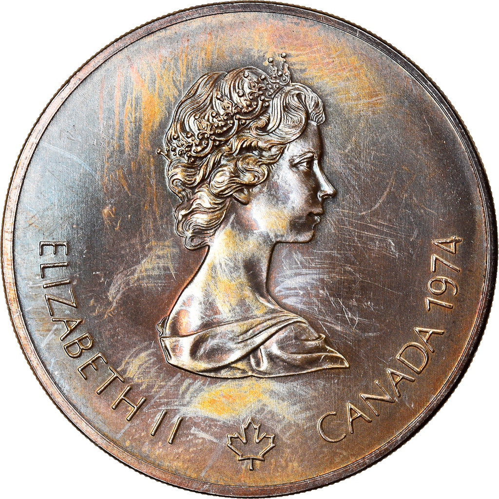 Munten, Canada, Elizabeth II, 5 Dollars, 1974, Royal Canadian Mint, Ottawa, PR
