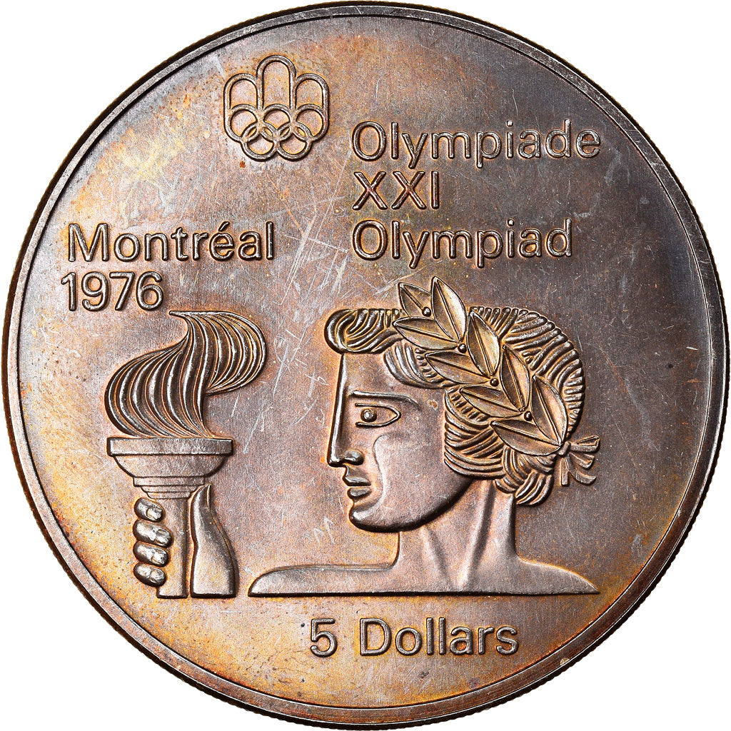 Munten, Canada, Elizabeth II, 5 Dollars, 1974, Royal Canadian Mint, Ottawa, PR