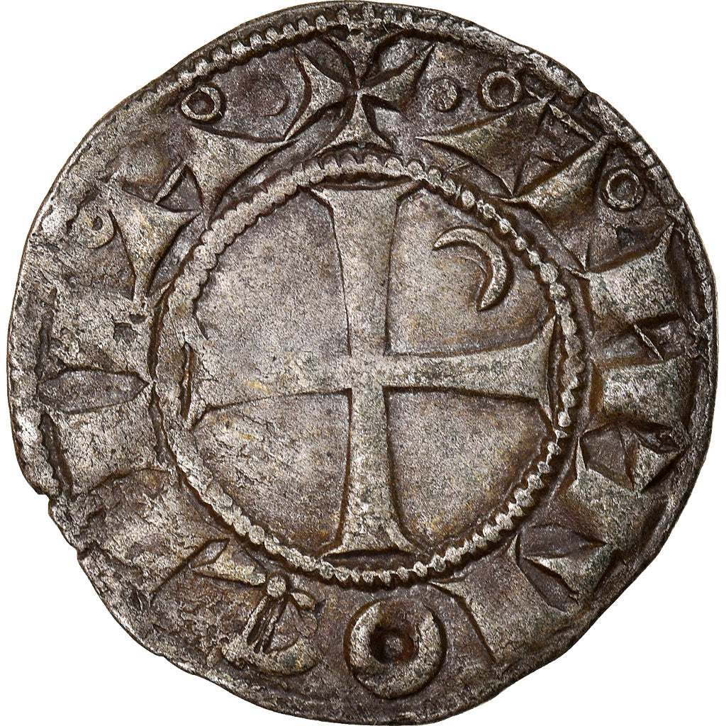 Coin, Turkey, Bohémond III, Denier, 1163-1201, Antioch, VF(30-35), Billon