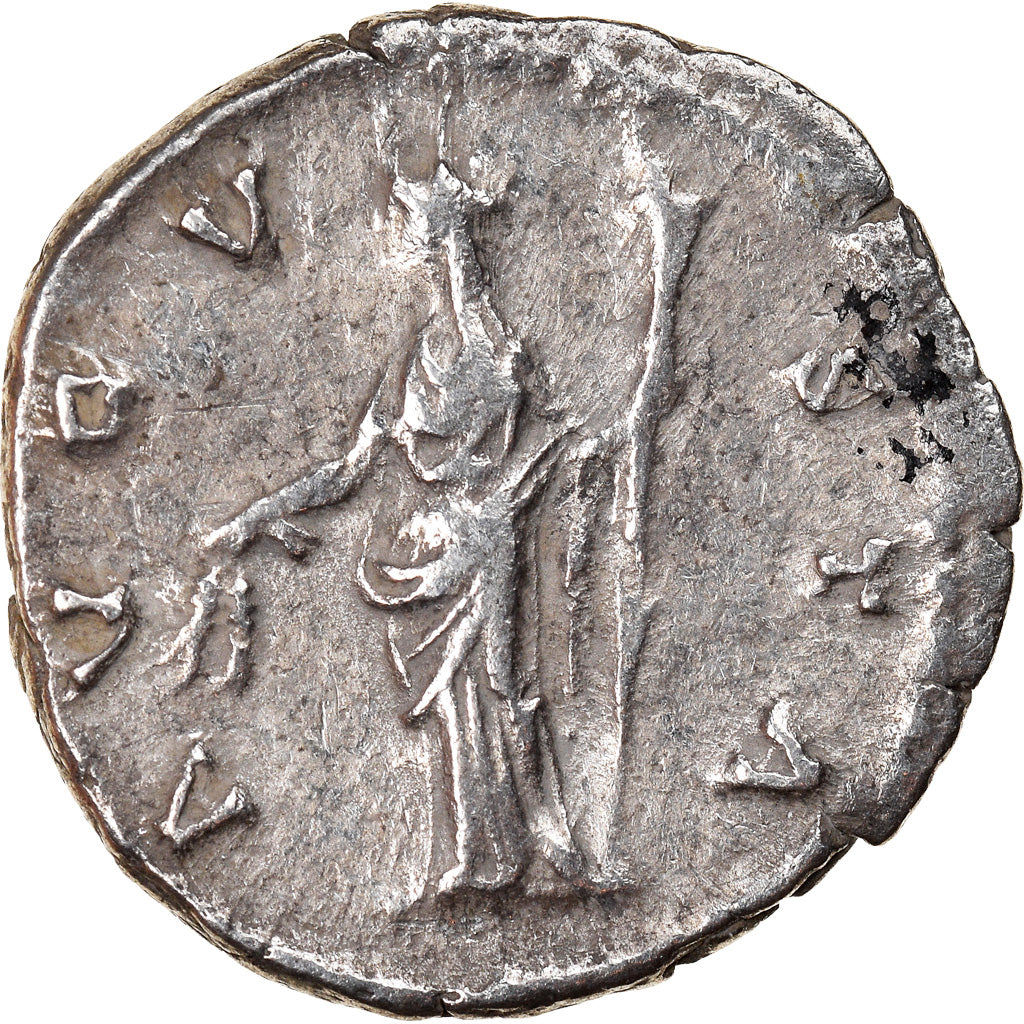 Coin, Faustina I, Denarius, Rome, EF(40-45), Silver, RIC:358