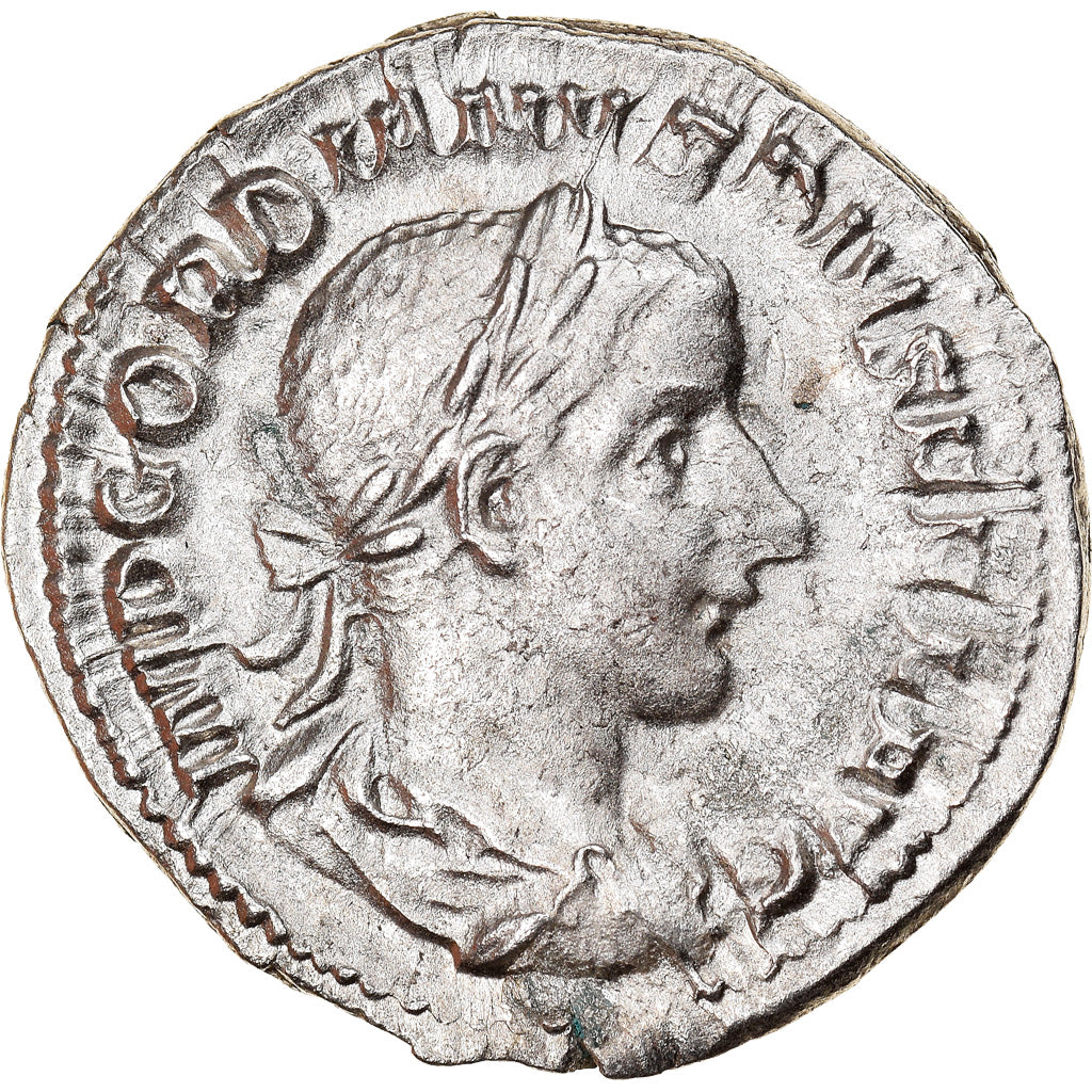 Coin, Gordian III, Denarius, Rome, AU(55-58), Silver, Cohen:325