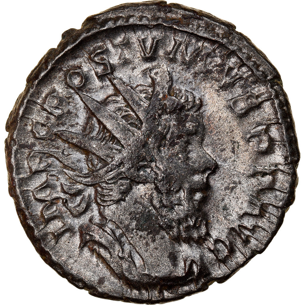 Moneda, Postumus, Antoninianus, AD 262, Trier or Cologne, MBC, Vellón, RIC:67