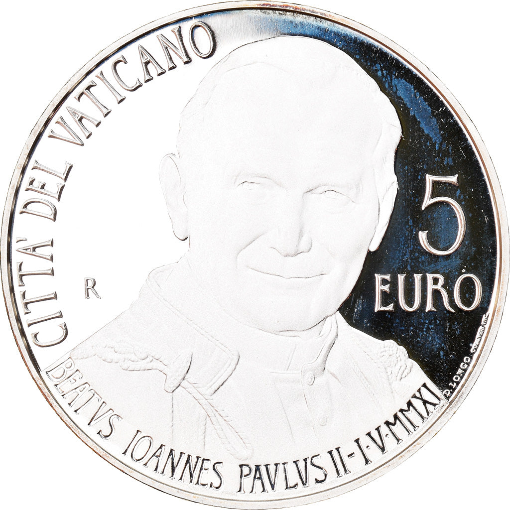 VATICAN CITY, 5 Euro, 2011, Rome, MS(65-70), Silver, KM:427