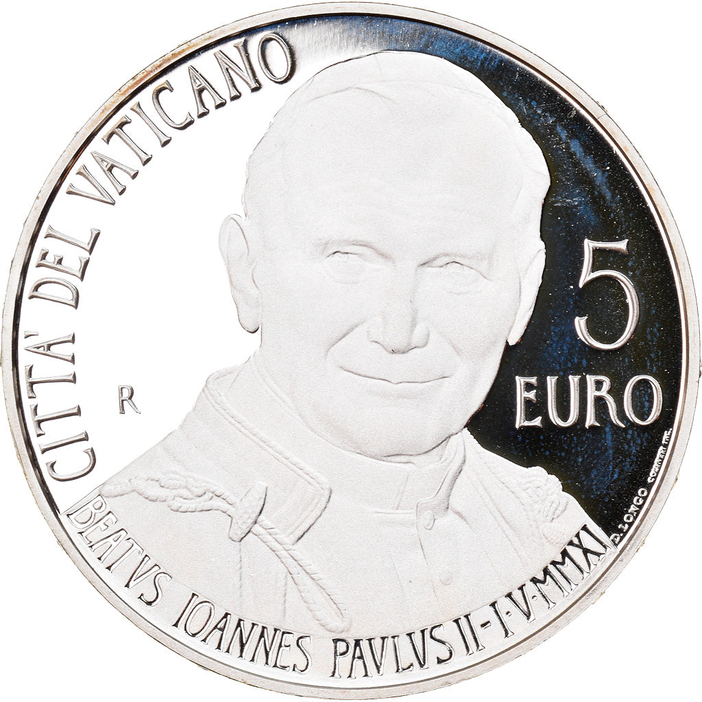 VATICAN CITY, 5 Euro, 2011, Rome, MS(65-70), Silver, KM:427