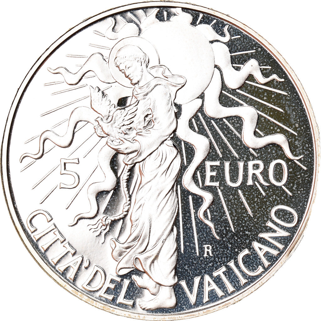 VATICAN CITY, 5 Euro, 2007, Rome, MS(65-70), Silver, KM:400