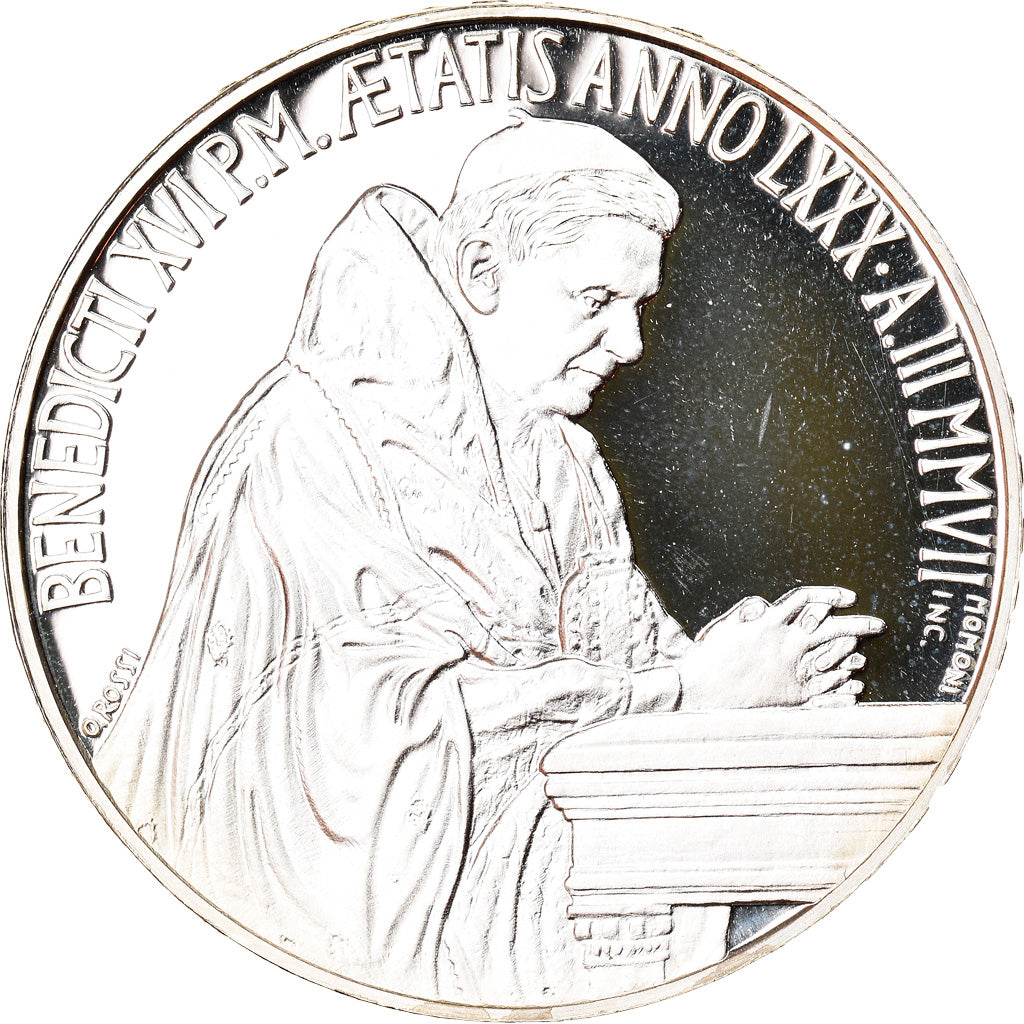 VATICAN CITY, 5 Euro, 2007, Rome, MS(65-70), Silver, KM:400