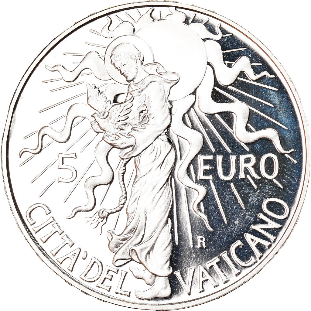 VATICAN CITY, 5 Euro, 2007, Rome, MS(65-70), Silver, KM:400