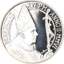 PAŃSTWO WATYKAŃSKIE, 5 Euro, 2006, Rome, MS(65-70), Srebro, KM:395