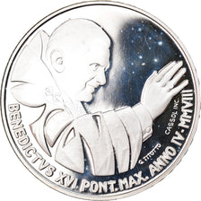 VATICAN CITY, 5 Euro, 2008, Rome, MS(65-70), Silver, KM:406