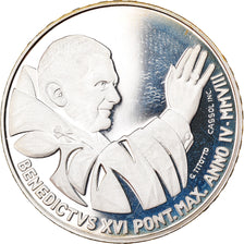 VATICAN CITY, 5 Euro, 2008, Rome, MS(65-70), Silver, KM:406