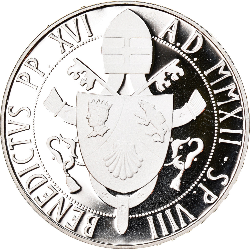 VATICAN CITY, 5 Euro, 2012, Rome, MS(65-70), Silver, KM:436