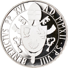 VATICAN CITY, 5 Euro, 2012, Rome, MS(65-70), Silver, KM:436