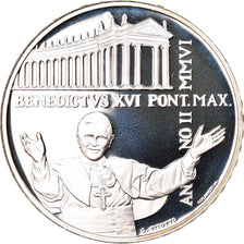 VATICAN CITY, 10 Euro, 2006, Rome, MS(65-70), Silver, KM:396