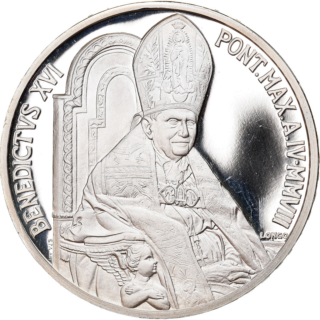 VATICAN CITY, 10 Euro, 2007, Rome, MS(65-70), Silver, KM:401