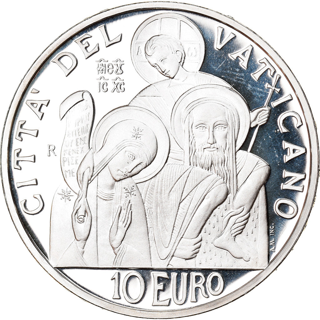 VATICAN CITY, 10 Euro, 2007, Rome, MS(65-70), Silver, KM:401