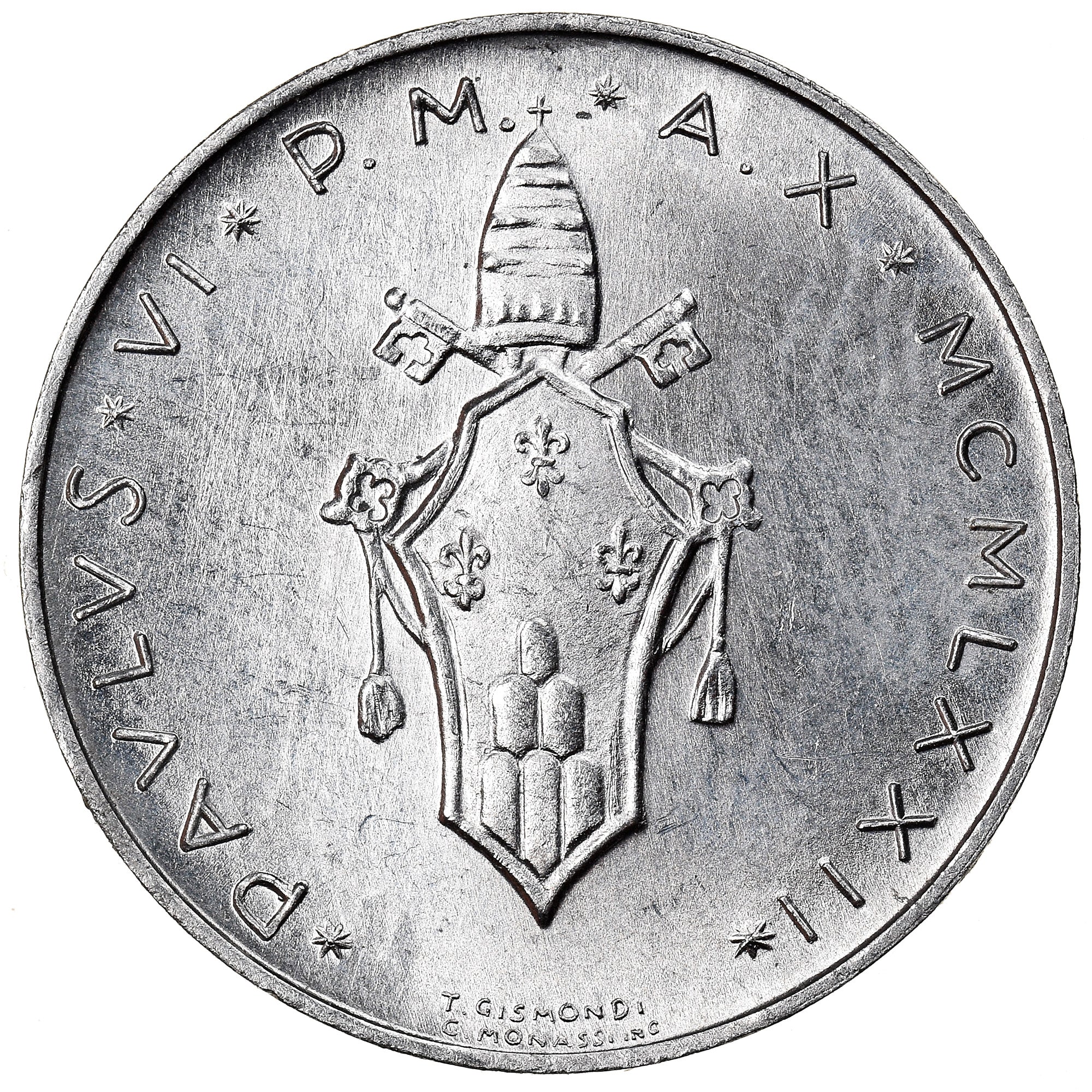 Coin, VATICAN CITY, Paul VI, Lira, 1972, Roma, MS(63), Aluminum, KM:116