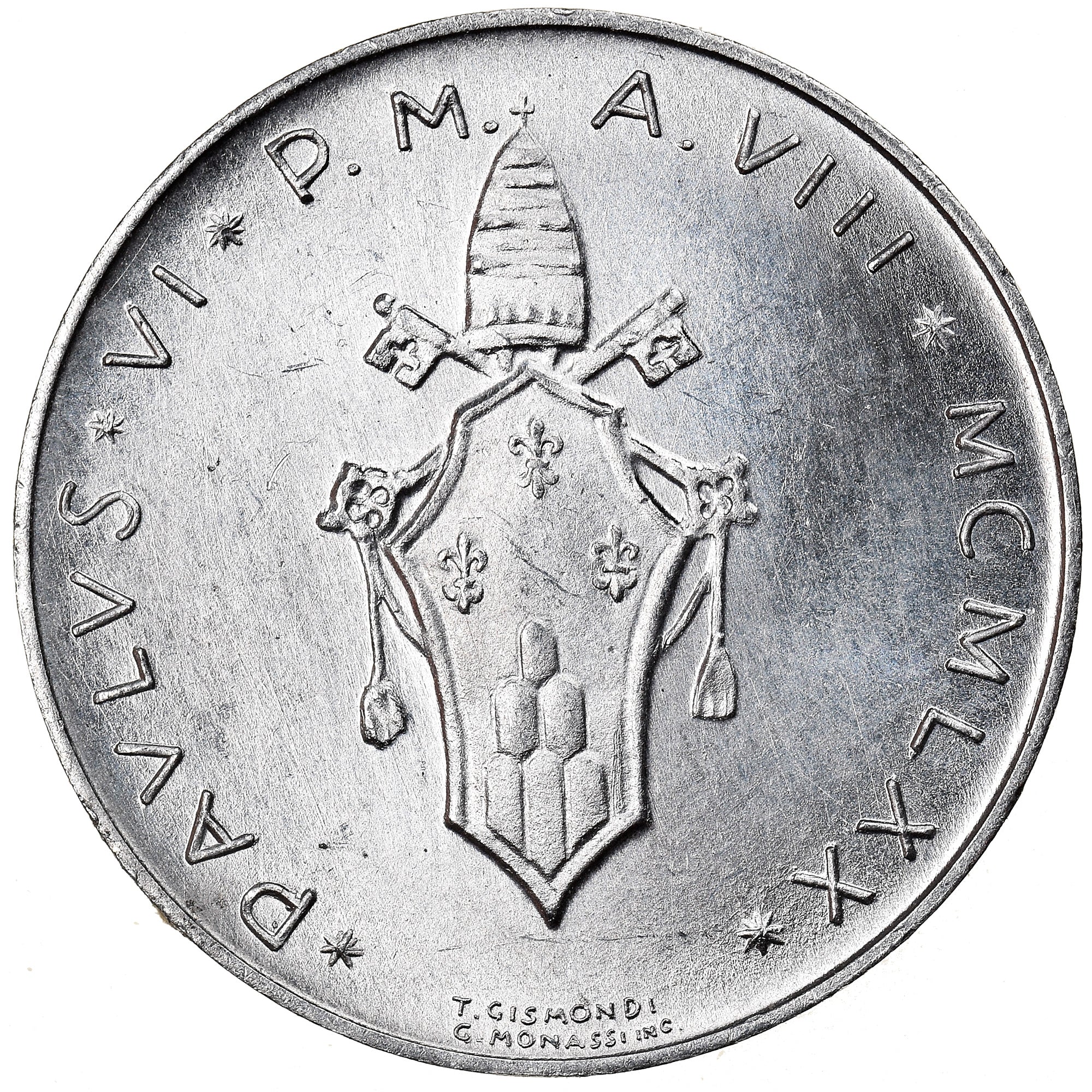 Monnaie, Cité du Vatican, Paul VI, Lira, 1970, SPL, Aluminium, KM:116