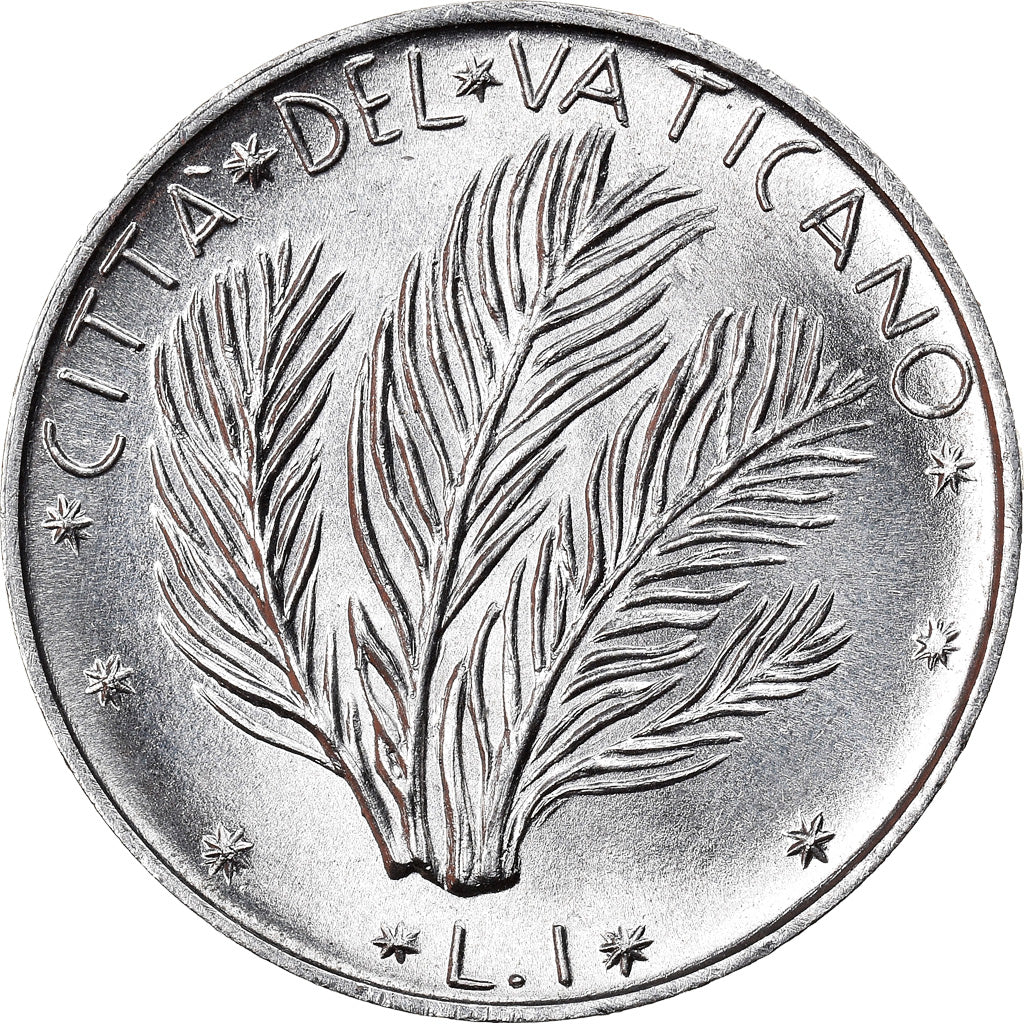 Coin, VATICAN CITY, Paul VI, Lira, 1971, Roma, MS(63), Aluminum, KM:116
