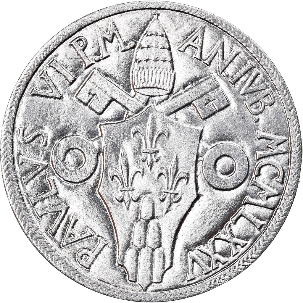 Moneta, CITTÀ DEL VATICANO, Paul VI, Lira, 1975, Roma, SPL+, Alluminio, KM:124