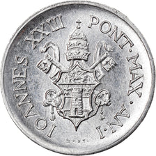 Coin, VATICAN CITY, John XXIII, Lira, 1959, MS(64), Aluminum, KM:58.1