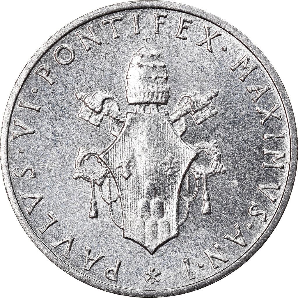 Monnaie, Cité du Vatican, Paul VI, Lira, 1963, SPL, Aluminium, KM:76.1