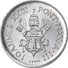 Monnaie, Cité du Vatican, John XXIII, Lira, 1961, SPL, Aluminium, KM:58.2