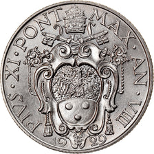 Coin, VATICAN CITY, Pius XI, 50 Centesimi, 1929, Roma, MS(63), Nickel, KM:4