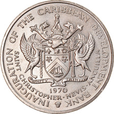 Coin, SAINT KITTS & NEVIS, 4 Dollars, 1970, MS(65-70), Copper-nickel, KM:1
