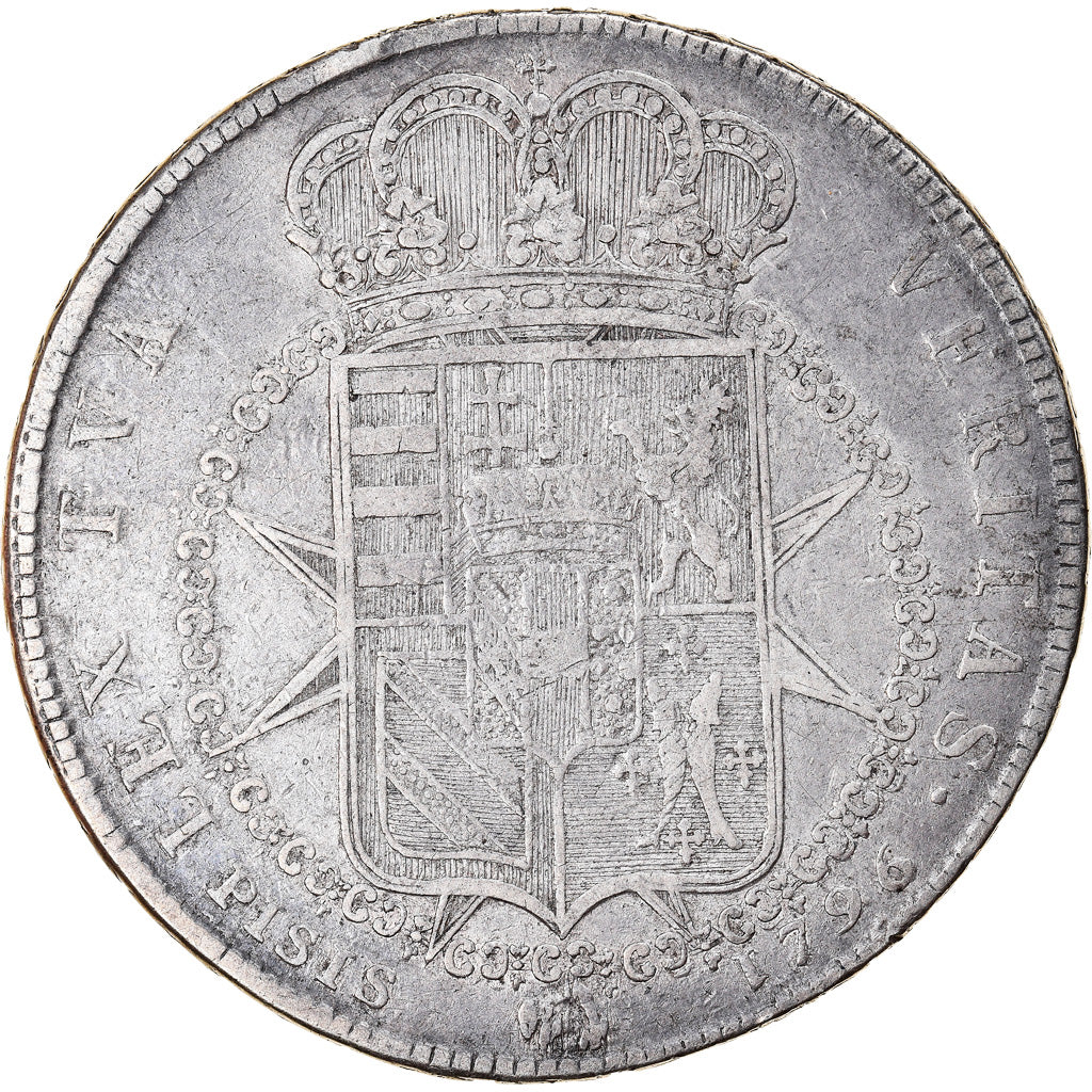 Münze, Italien Staaten, TUSCANY, Ferdinando III, Francescone, 10 Paoli, 1796