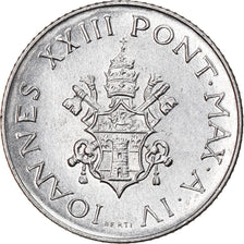 Monnaie, Cité du Vatican, John XXIII, 2 Lire, 1962, SPL, Aluminium, KM:59.2