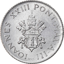 Monnaie, Cité du Vatican, John XXIII, 2 Lire, 1961, SPL, Aluminium, KM:59.2