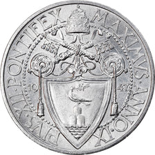 Coin, VATICAN CITY, Pius XII, 2 Lire, 1947, Roma, MS(65-70), Aluminum, KM:41