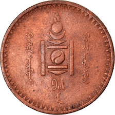 Monnaie, Mongolie, 5 Mongo, 1925, TTB, Cuivre, KM:3.2