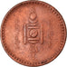 Monnaie, Mongolie, 5 Mongo, 1925, TTB, Cuivre, KM:3.2