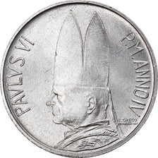 Coin, VATICAN CITY, Paul VI, 5 Lire, 1966, Roma, MS(63), Aluminum, KM:86