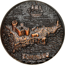 France, Medal, Le Château d'If, Arts & Culture, 1966, Quillivic, MS(63), Bronze
