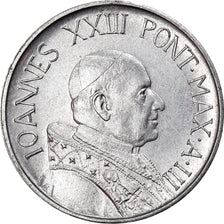 Coin, VATICAN CITY, John XXIII, 5 Lire, 1961, MS(63), Aluminum, KM:60.2