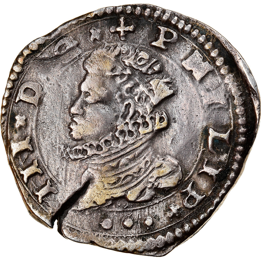 Coin, ITALIAN STATES, SICILY, Filippo III, 3 Tari, 1616, Messina, AU(50-53)