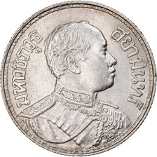 Coin, Thailand, Rama VI, Baht, 1916, AU(55-58), Silver, KM:45