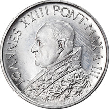 Coin, VATICAN CITY, John XXIII, 10 Lire, 1961, MS(63), Aluminum, KM:61.2