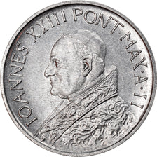 Coin, VATICAN CITY, John XXIII, 10 Lire, 1960, MS(63), Aluminum, KM:61.2