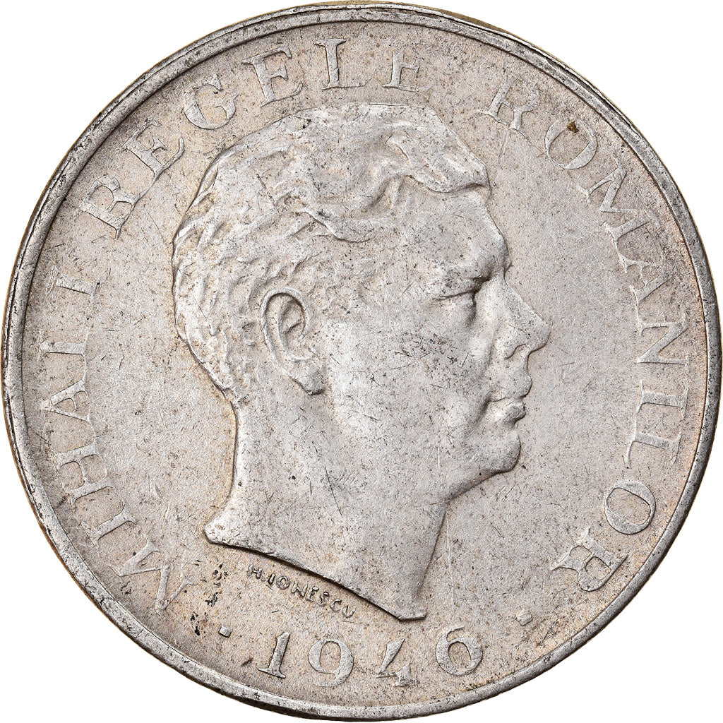 Coin, Romania, Mihai I, 100000 Lei, 1946, EF(40-45), Silver, KM:71