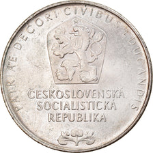 Coin, Czechoslovakia, 25 Korun, 1968, AU(55-58), Silver, KM:64