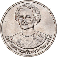 Coin, Thailand, Rama IX, 2 Baht, 1990, MS(63), Copper-Nickel Clad Copper, KM:243