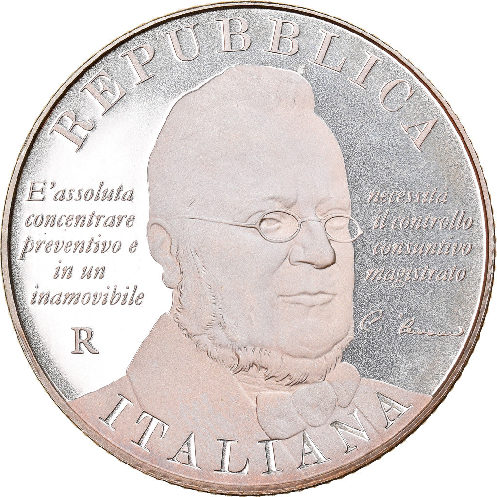 Italy, 5 Euro, 2012, Rome, MS(63), Silver, KM:353