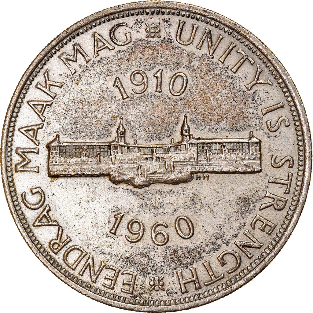 Monnaie, Afrique du Sud, Elizabeth II, 5 Shillings, 1960, SUP+, Argent, KM:55