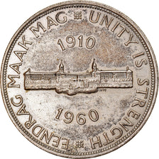 Monnaie, Afrique du Sud, Elizabeth II, 5 Shillings, 1960, SUP+, Argent, KM:55